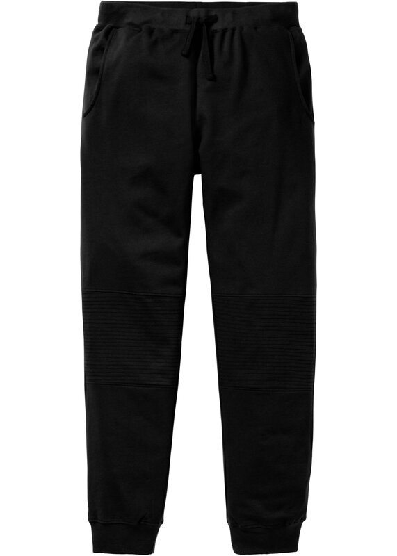 Черные трикотажные брюки
